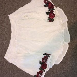 Off the shoulder flowy top